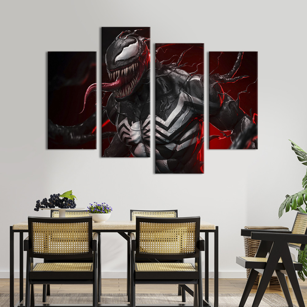 Картина Веном Marvel Comics 129x90 см (757-42)