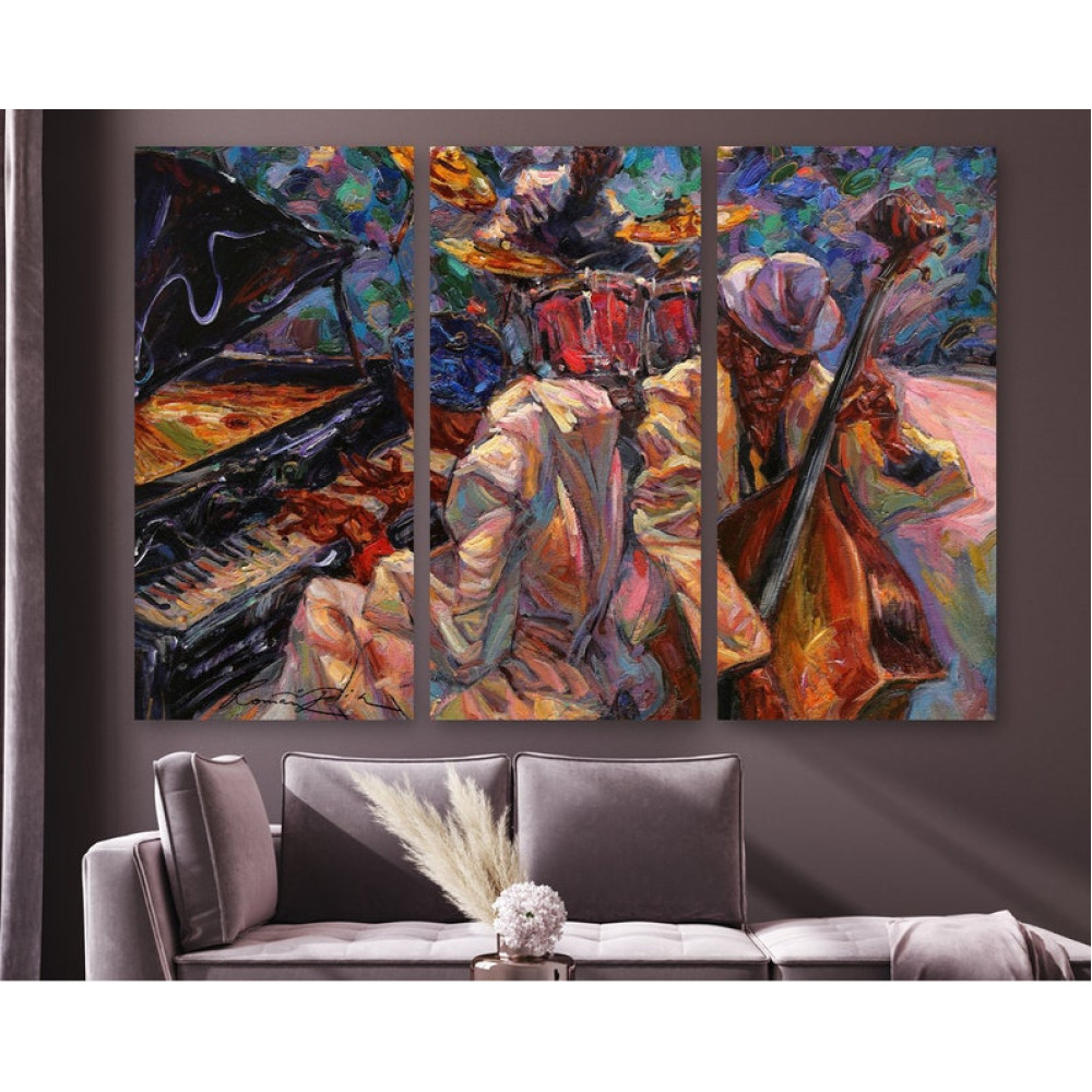Картина Музиканти 78x48 см (M3_M_258)