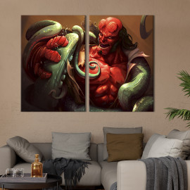 Картина Hellboy 111x81 см (715-2)