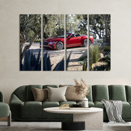 Картина Bentley Continental GT з відкритим верхом 149x93 см (1283-41)