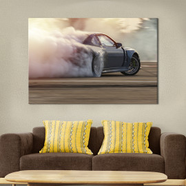 Картина Дрифтуючий автомобіль 51x34 см (1310-1)