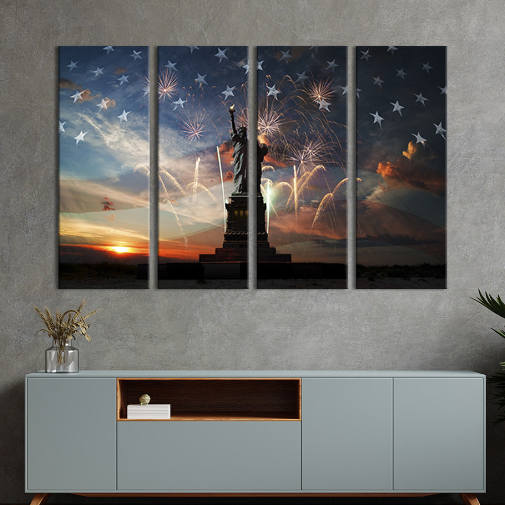 Картина Святкова Статуя Свободи 89x53 см (343-41)