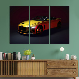 Картина Стильний жовтий Bentley Bacalar 78x48 см (1273-31)
