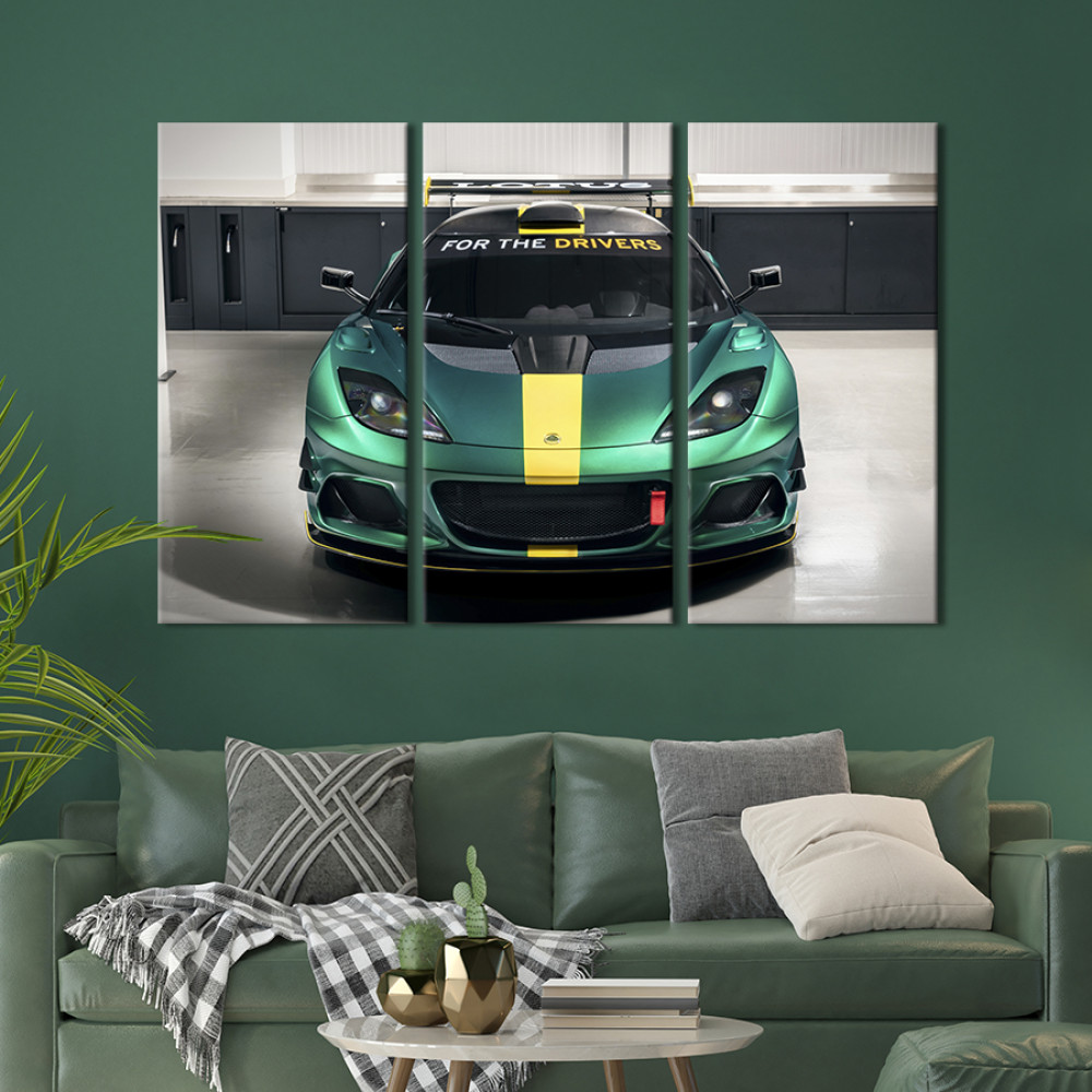 Картина Розкішне авто Lotus Evora 128x81 см (1347-31)