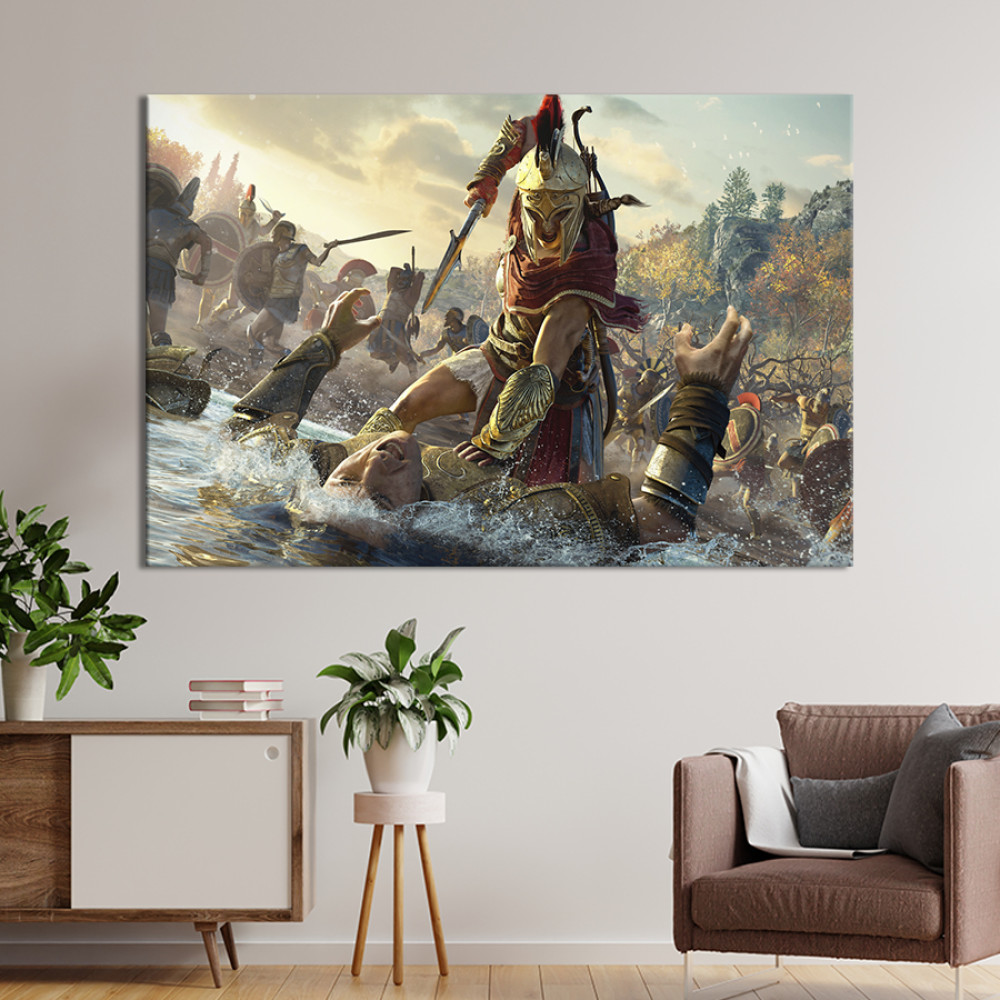 Картина Assassin's Creed: Odyssey 51x34 см (1496-1)
