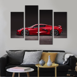 Картина Розкішний Chevrolet Corvette 89x56 см (1261-42)
