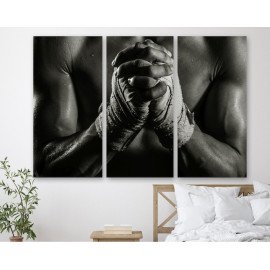 Картина Руки спортсмена 78x48 см (M3_M_194)