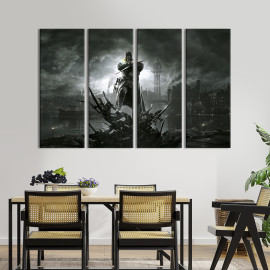 Картина Герой гри Dishonored Корво Аттано 89x53 см (1436-41)