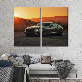 Картина Шикарний автомобіль Bentley Continental 71x51 см (1255-2)
