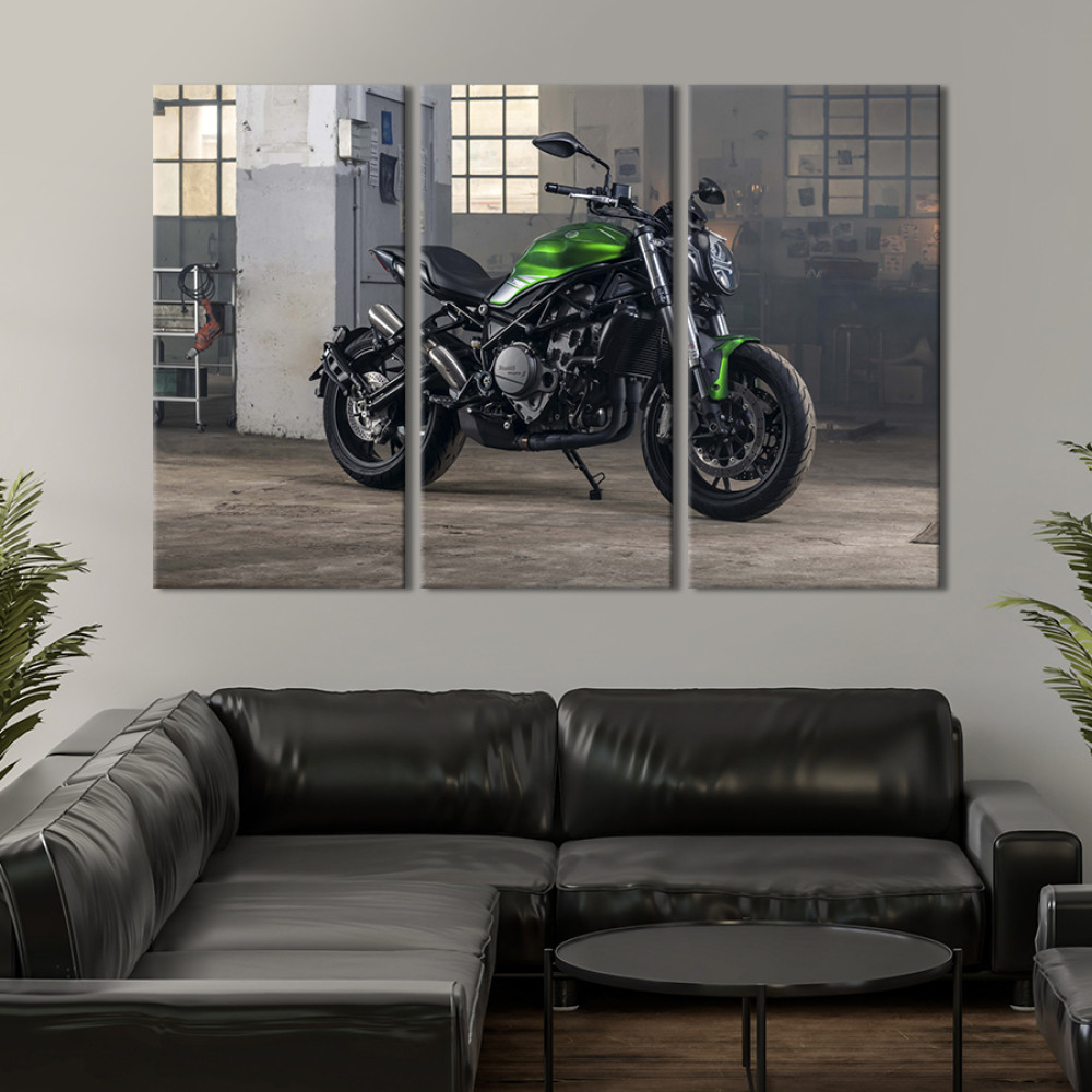 Картина Стильний мотоцикл Benelli 78x48 см (1245-31)