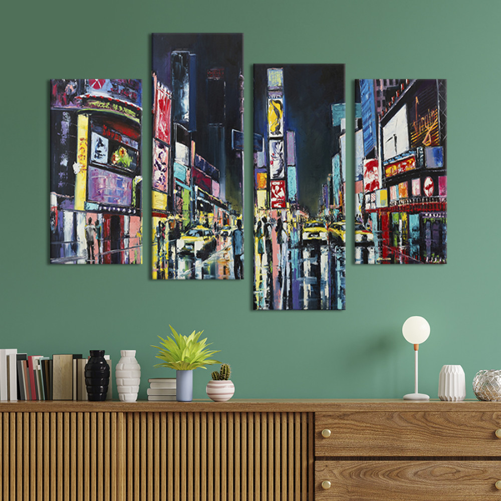 Картина Знаменита площа Таймс-сквер 89x56 см (373-42)