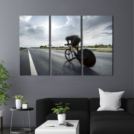 Картина Найшвидший велосипедист 78x48 см (498-31)