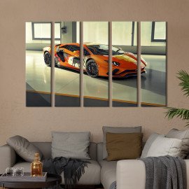 Картина Ламборджіні Авентадор 87x50 см (1333-51)