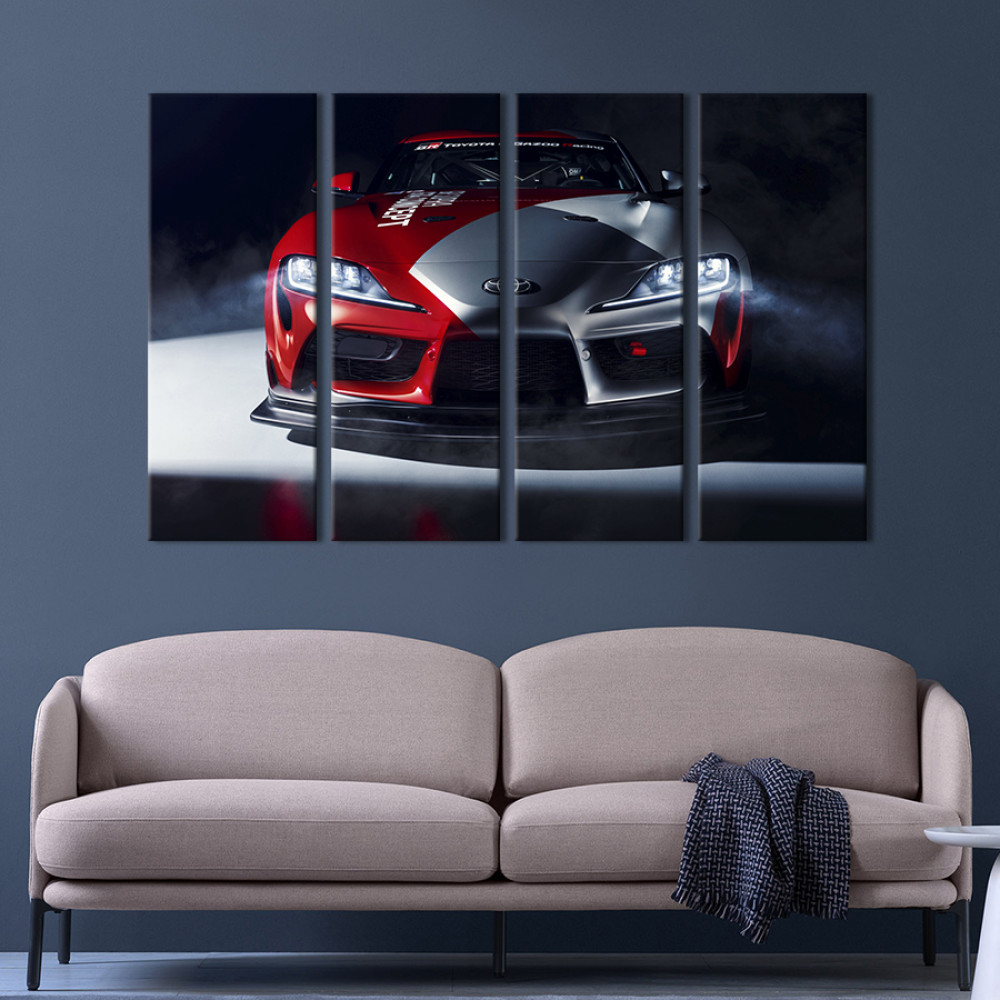 Картина Стильне авто Toyota Supra 89x53 см (1405-41)