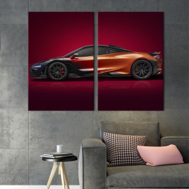 Картина Стильний суперкар McLaren 765LT Strata 71x51 см (1377-2)