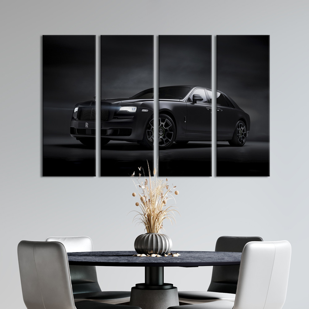 Картина Розкішний автомобіль Rolls-Royce Ghost 89x53 см (1393-41)