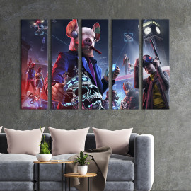 Картина Стильний плакат гри Watch Dogs: Legion 87x50 см (1527-51)
