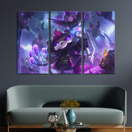 Картина Маленький злісний Вейгар, League of Legends 78x48 см (1524-31)