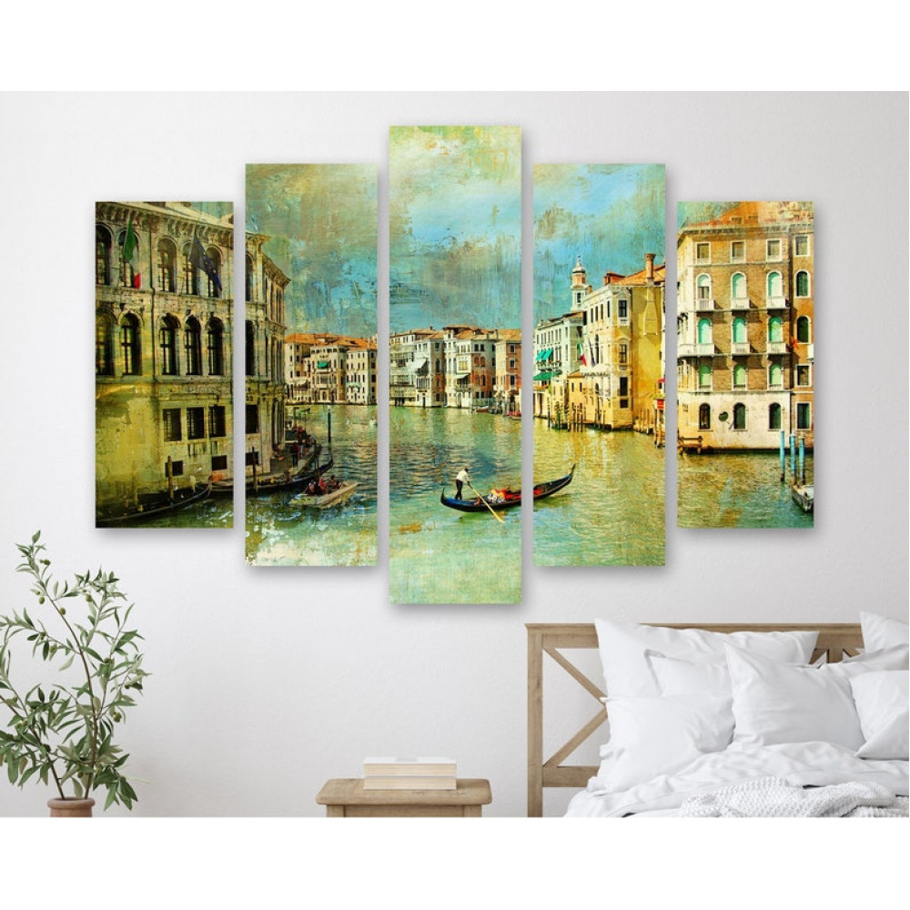 Картина Стара вулиця у Венеції 112x68 см (M5_M_377)