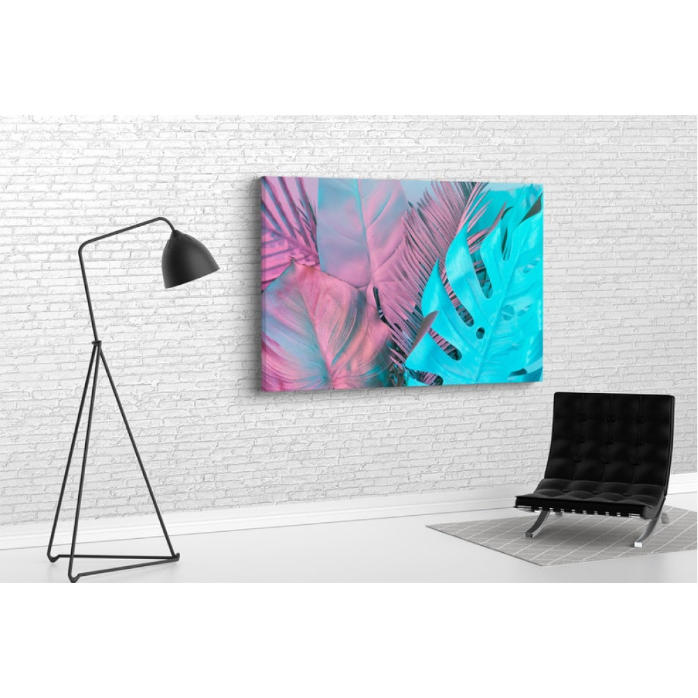 Картина Абстрактне екзотичне листя 51x34 см (650)