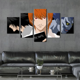 Картина Культова манга Death Note 112x54 см (1468-52)