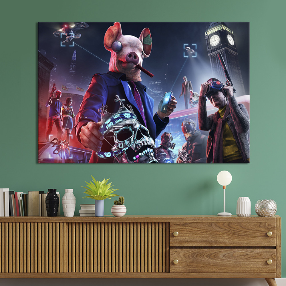 Картина Watch Dogs: Legion 51x34 см (1527-1)