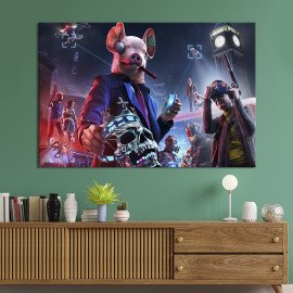 Картина Watch Dogs: Legion 122x81 см (1527-1)