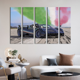 Картина Швидкий суперкар Pagani Huayra Tricolore 87x50 см (1272-51)