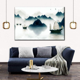 Картина Заплив у туман 51x34 см (26)