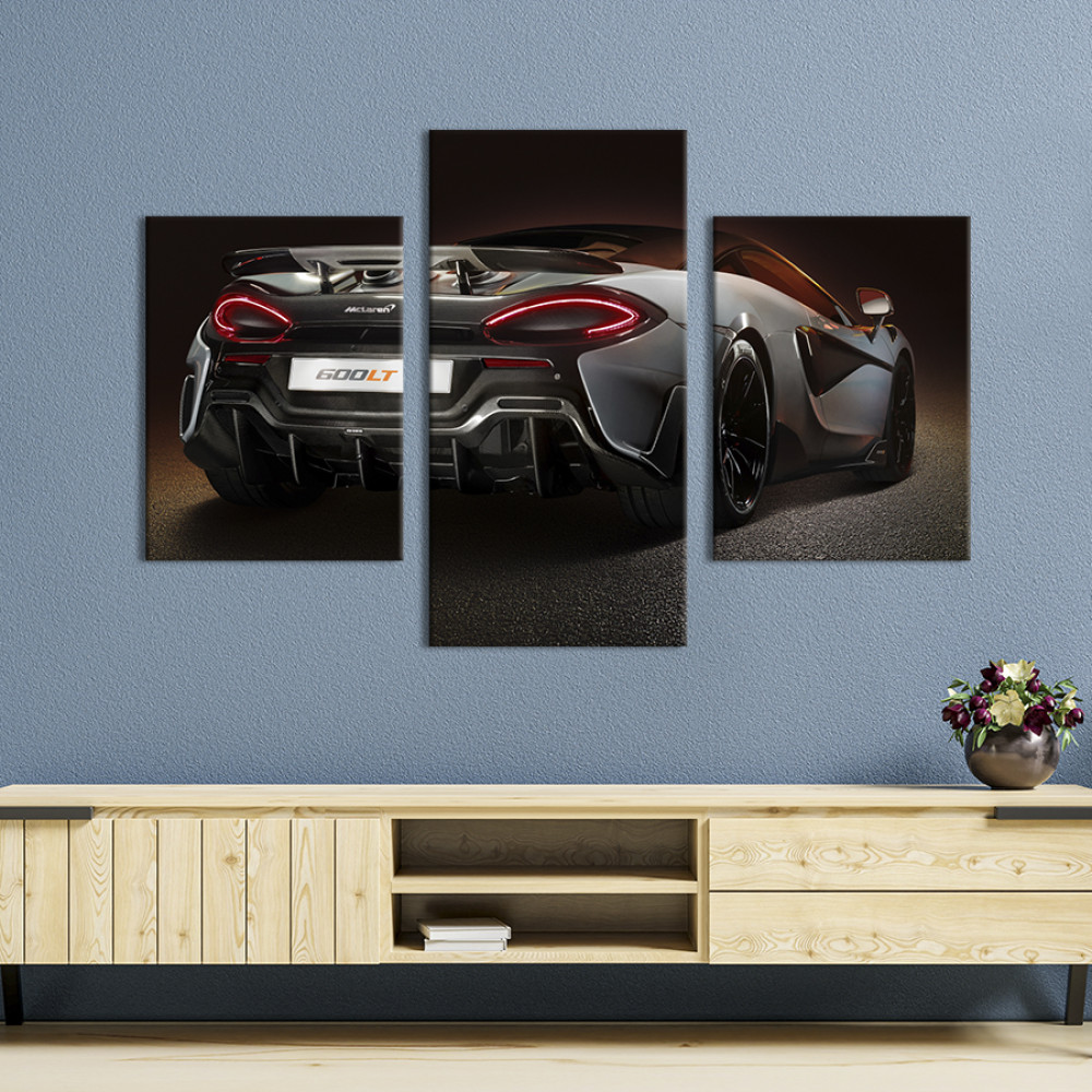Картина Темний McLaren 570S 96x60 см (1351-32)