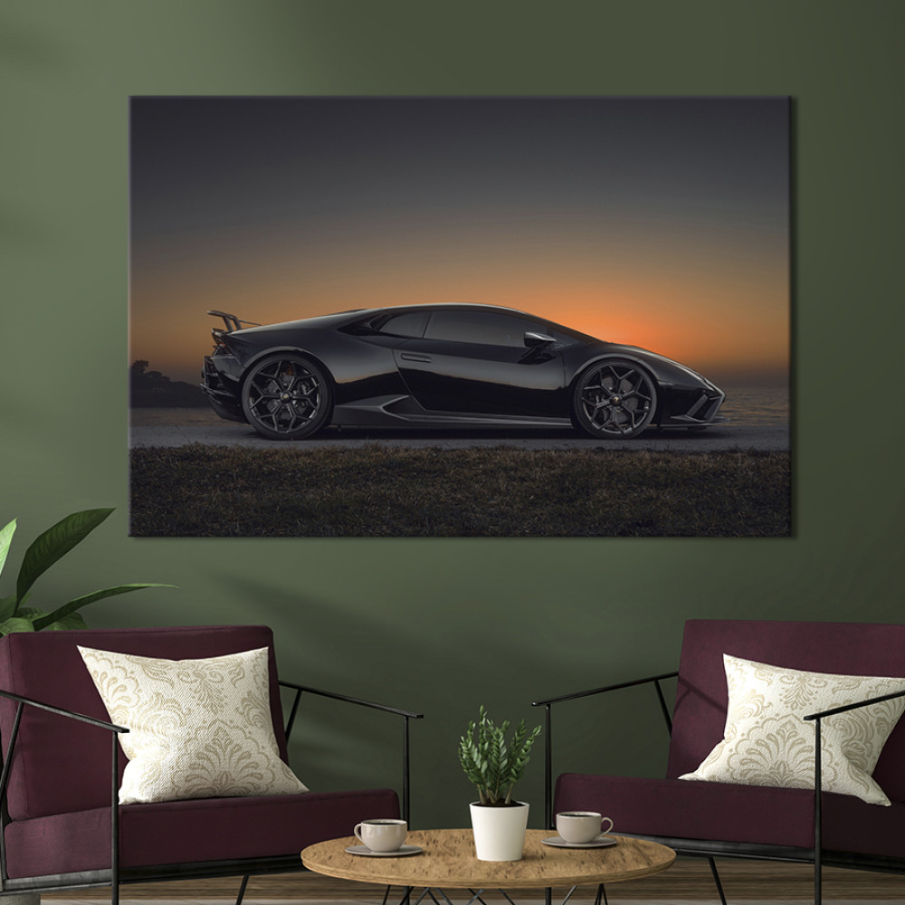 Картина Грація автомобіля Lamborghini 51x34 см (1372-1)