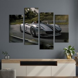 Картина Швидкий автомобіль Ferrari Monza SP 89x56 см (1266-42)