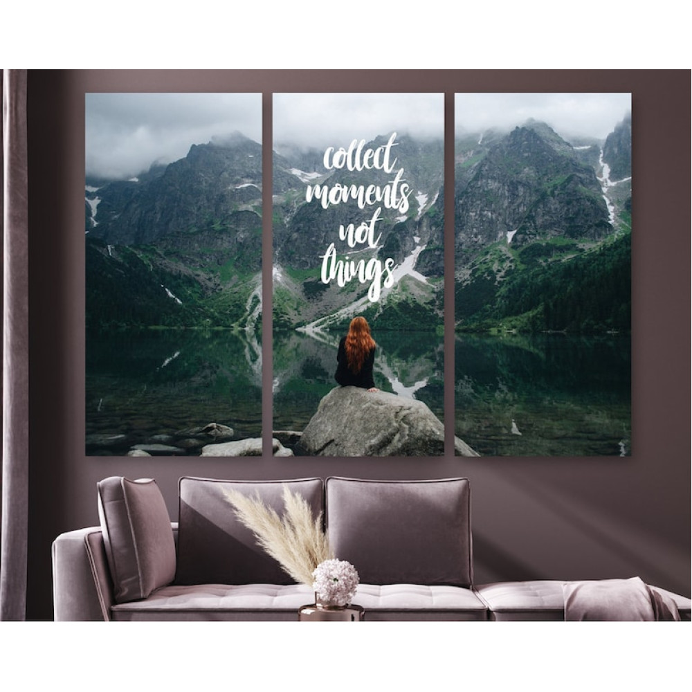 Картина Мотиватор Цінуй моменти, а не речі 78x48 см (M3_M_203)