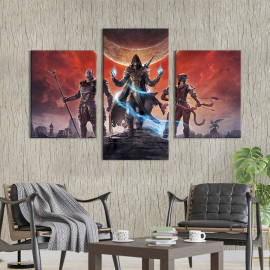 Картина Персонажі гри The Elder Scrolls 66x40 см (1519-32)