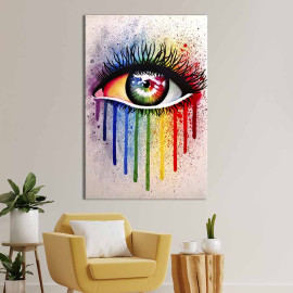 Картина в офіс Абстрактне яскраве око 120x80 см (2art_212)