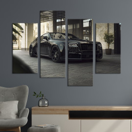 Картина Модний автомобіль Rolls-Royce Wraith 89x56 см (1399-42)