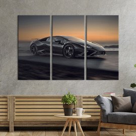Картина Модель авто Lamborghini Huracan EVO 78x48 см (1371-31)