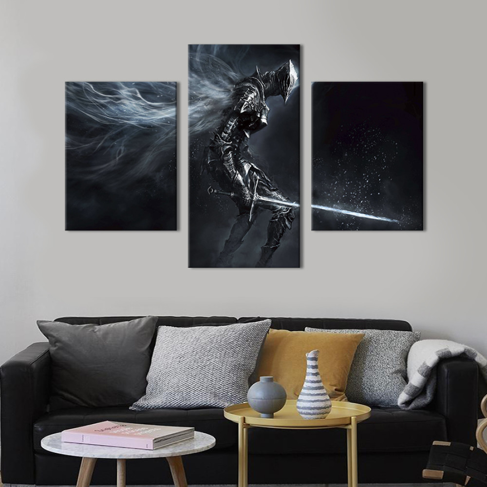 Картина Похмура гра Dark Souls 66x40 см (1415-32)