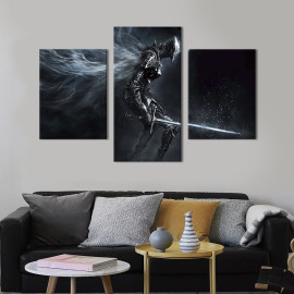 Картина Похмура гра Dark Souls 66x40 см (1415-32)