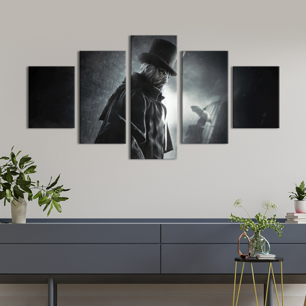 Картина Джек Різник у моторошній масці, Assassin's Creed: Syndicate 112x54 см (1435-52)