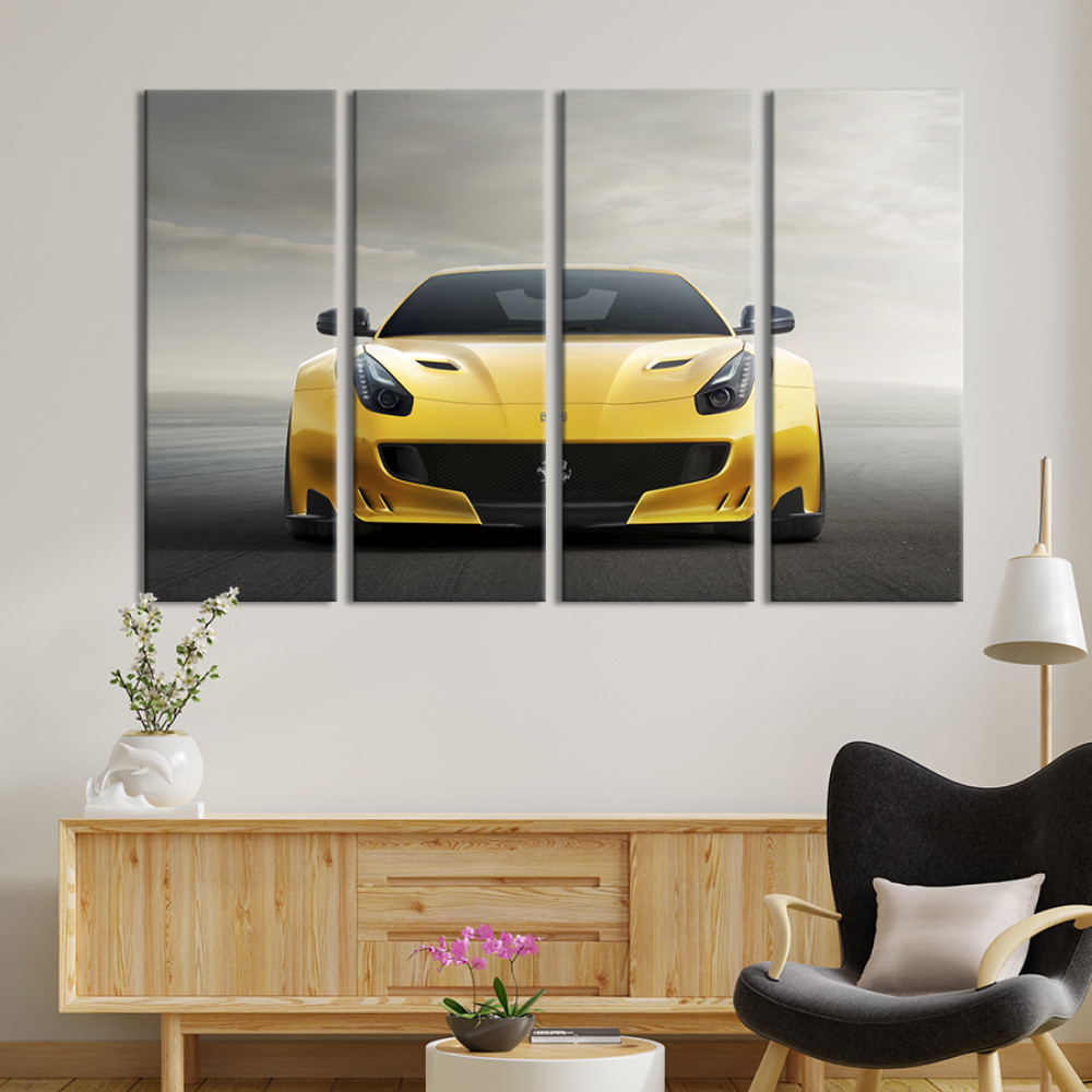 Картина Машина преміум-класу Ferrari 89x53 см (1317-41)