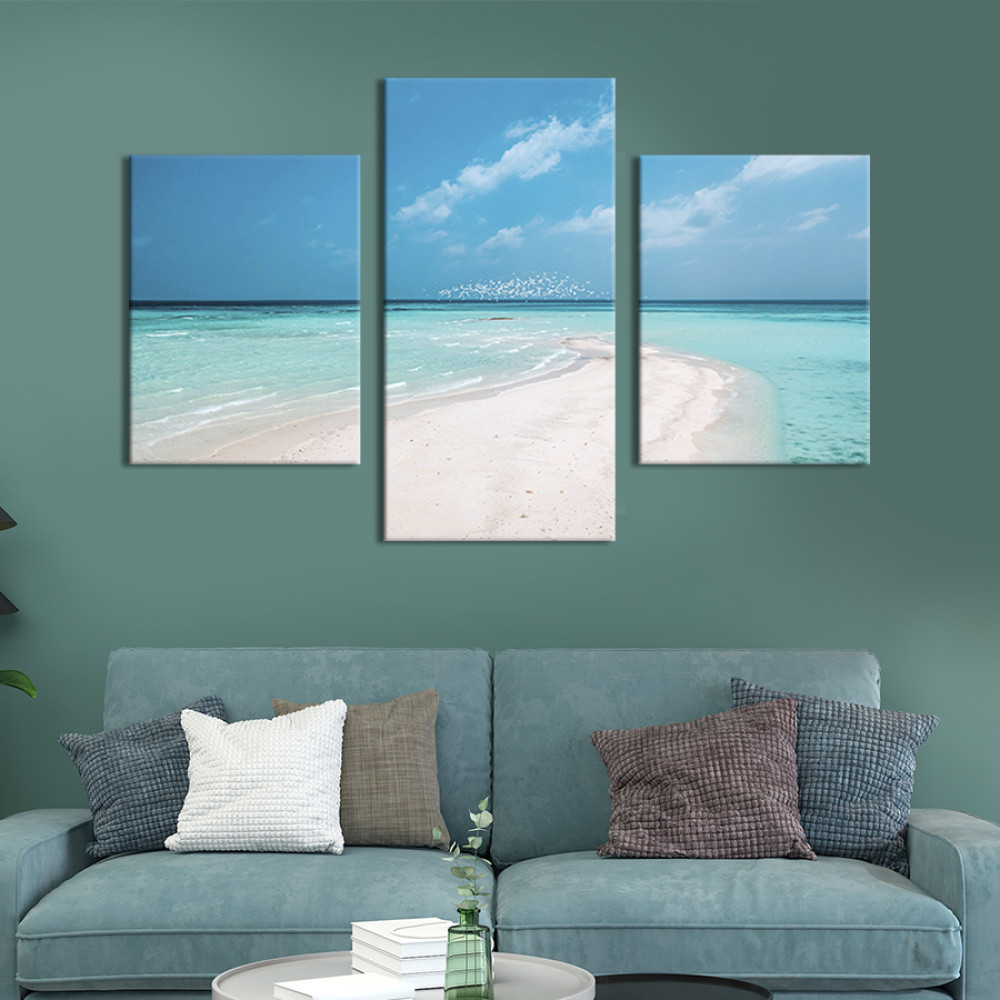 Картина на полотні Морська коса 141x90 см (460-32)