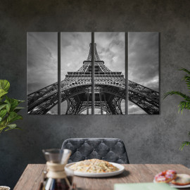 Картина Під Ейфелевою Вежею в столиці Франції 89x53 см (389-41)