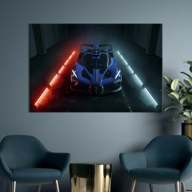 Картина Bugatti Bolide 122x81 см (1242-1)