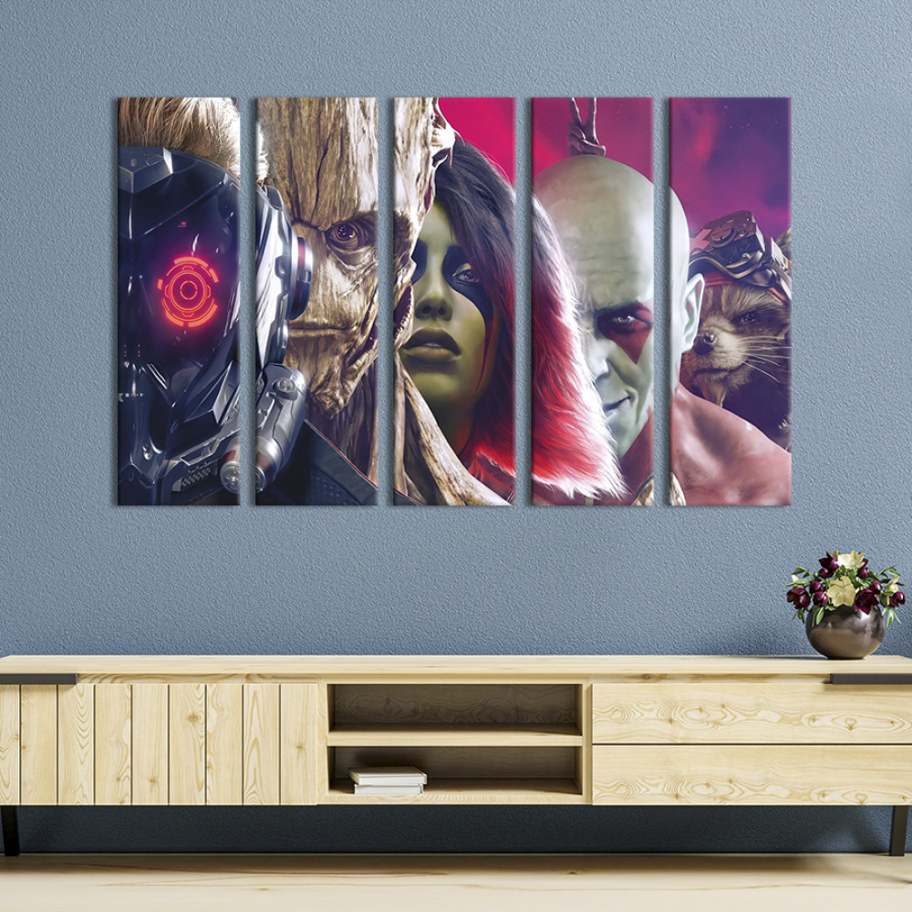 Картина Guardians of the Galaxy від Марвел 132x80 см (727-51)