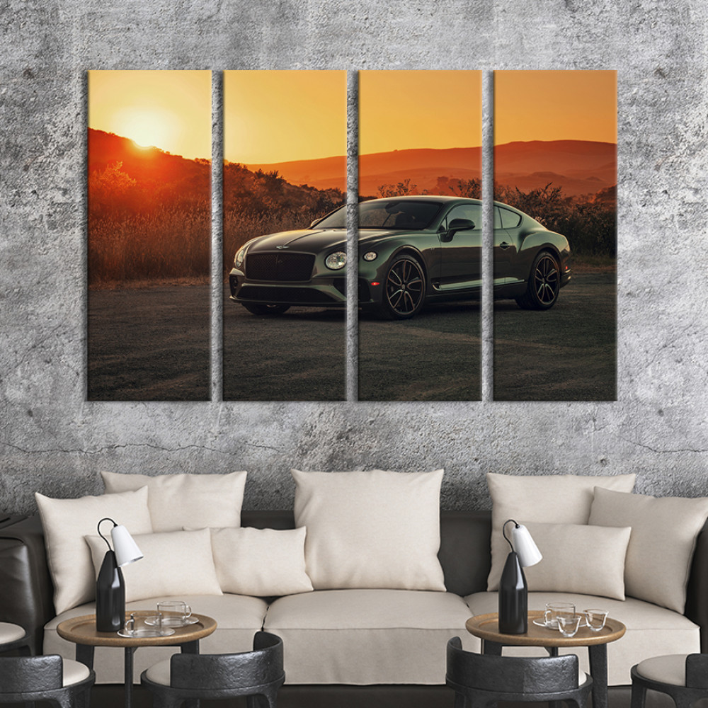 Картина Шикарне люксове авто Bentley Continental 89x53 см (1255-41)