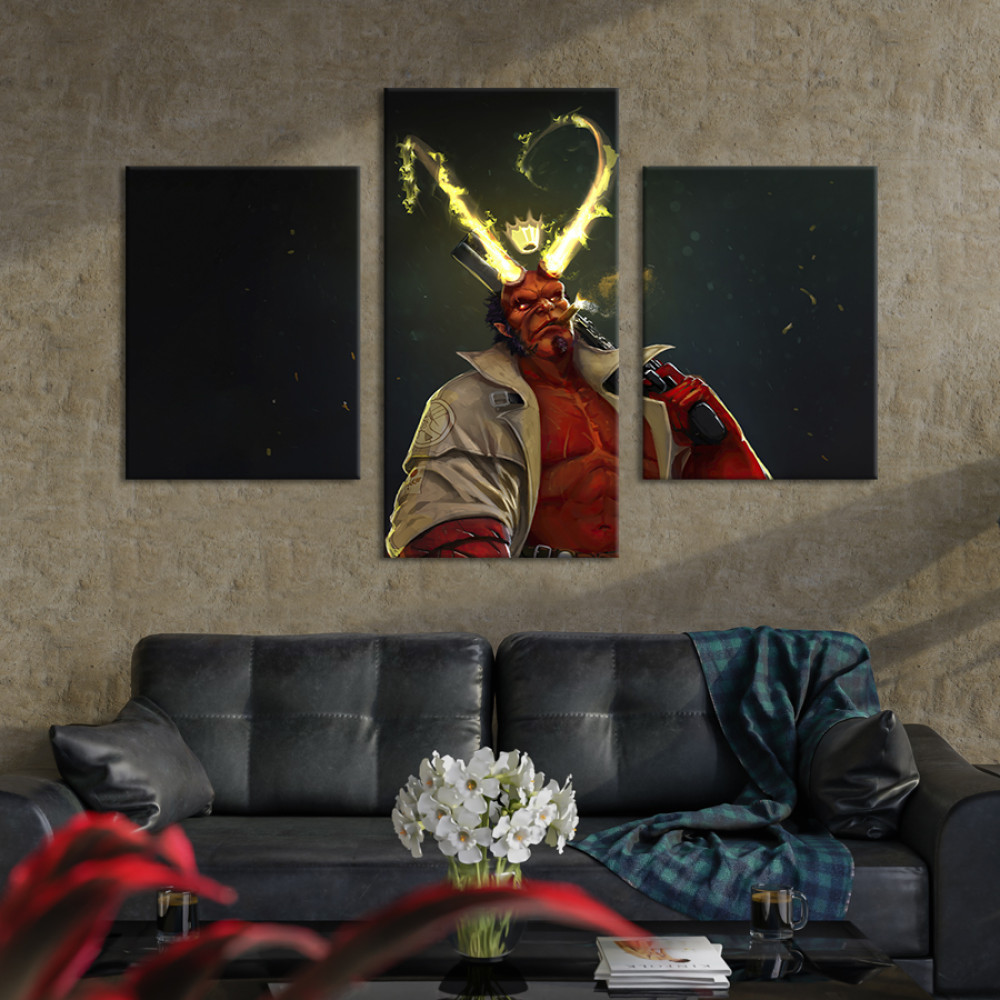 Картина Hellboy 66x40 см (1486-32)