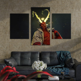 Картина Hellboy 66x40 см (1486-32)