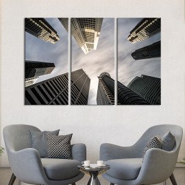 Картина Серед високих хмарочосів 78x48 см (385-31)