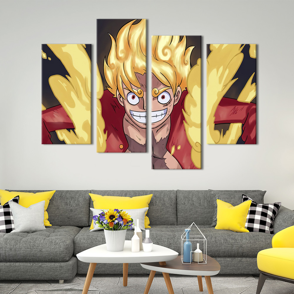 Картина Luffy Gear 5, One Piece's 129x90 см (725-42)